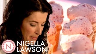Nigella's Homemade Strawberry Ice Cream | Forever Summer With Nigella