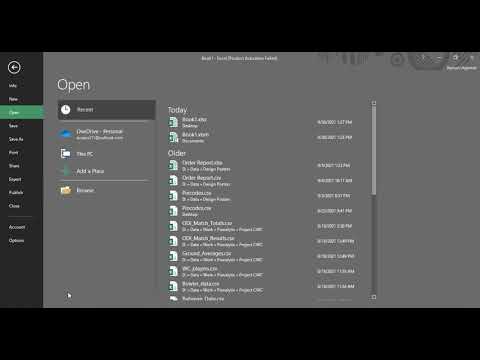 How to Recover Unsaved Excel file or Restore its Previous Version | How to recover an Excel file