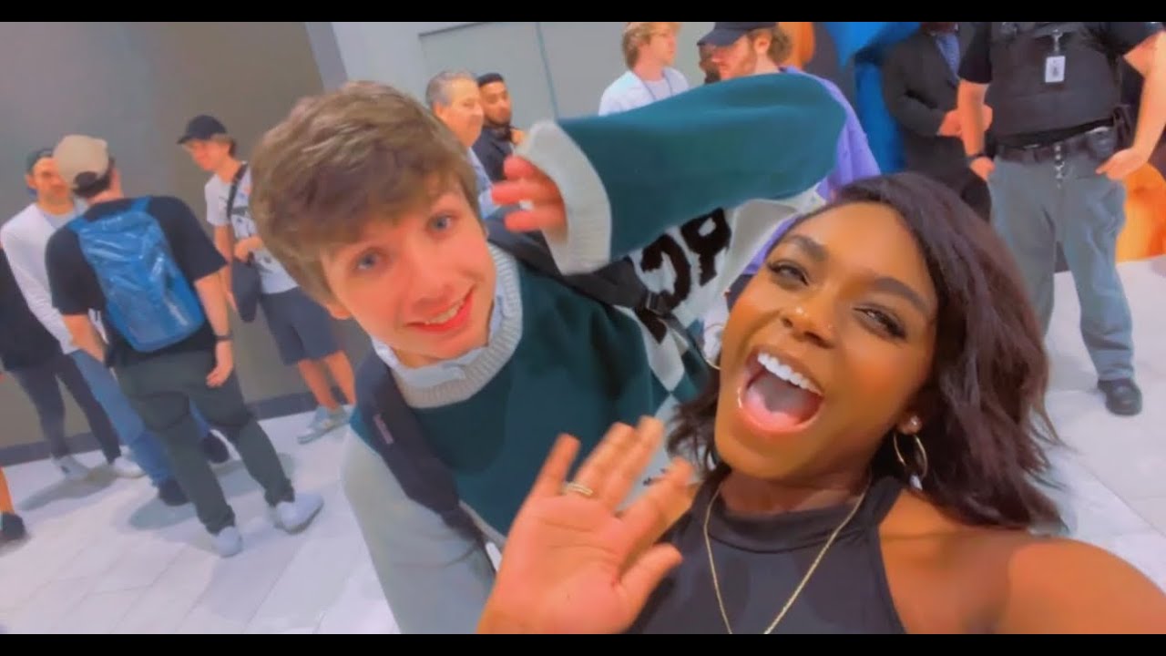 Meeting MrBeast Burger Restaurant Grand Opening at American Dream Mall ...