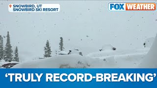 Utah Ski Resort Breaks Its All-Time Snowfall Record