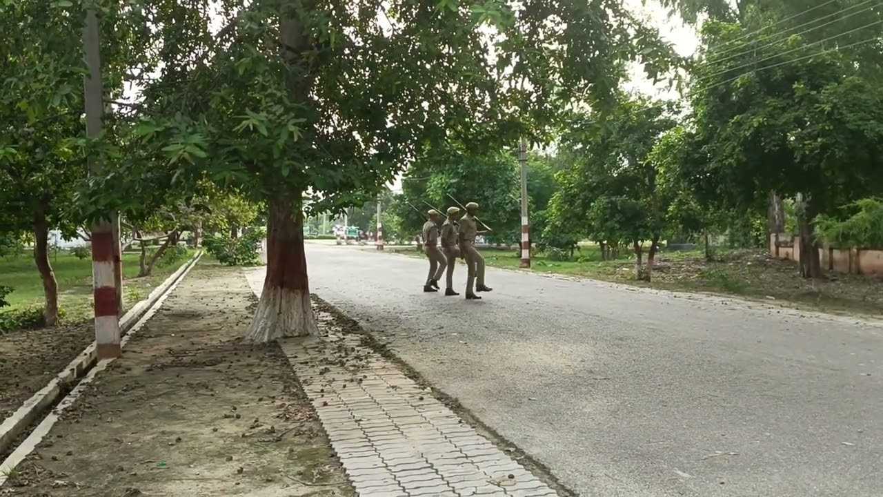 up police sub inspactor  drill video