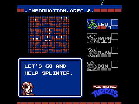 Teenage Mutant Ninja Turtles [Famicom/NES | US, JP, EU] Playthroughs (Archive*)  @BippoErnesti