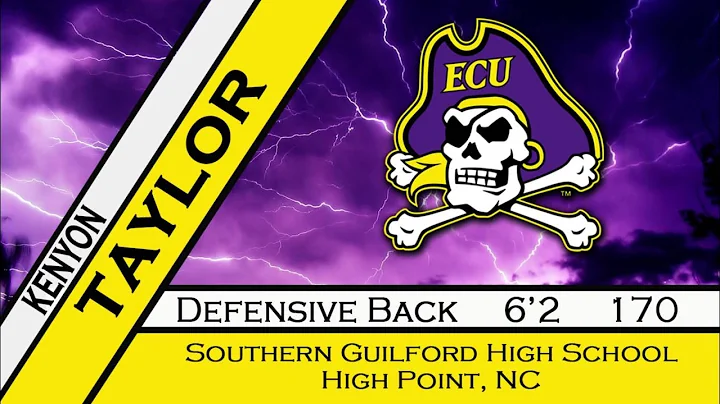 2016 ECU Signee Kenyon Taylor Highlights