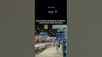 Robot Collapses After 20 Hours of Work – Even AI Needs Rest!