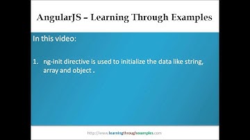AngularJS 1.x - Learning Through Examples - Video 05