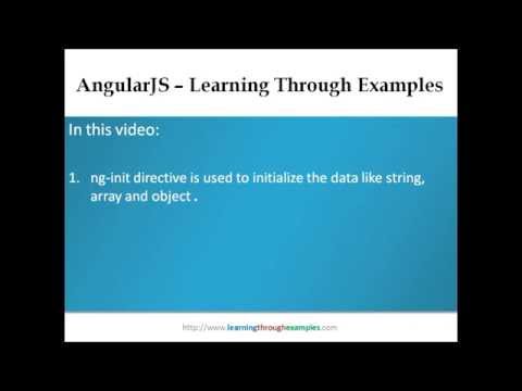 AngularJS 1.x - Learning Through Examples - Video 05
