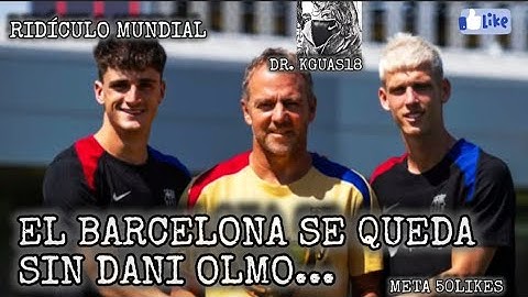 Dani Olmo está fuera del Barça, Ridículo mundial de Joan Laporta 🤣🤣 #realmadrid #barcelona #futbol
