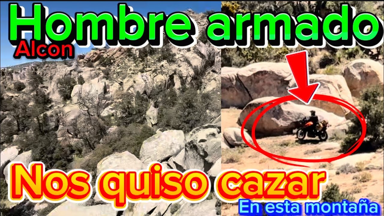 Hombre armado alcon nos quiso cazar en estas montañas y tuvimos que salir corriendo 😳