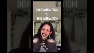 Girls with Autism vs Boys with Autism #shorts #short #shortsfeed #memes Resimi