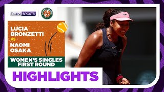 Lucia Bronzetti vs Naomi Osaka | Roland Garros 2024 Highlights