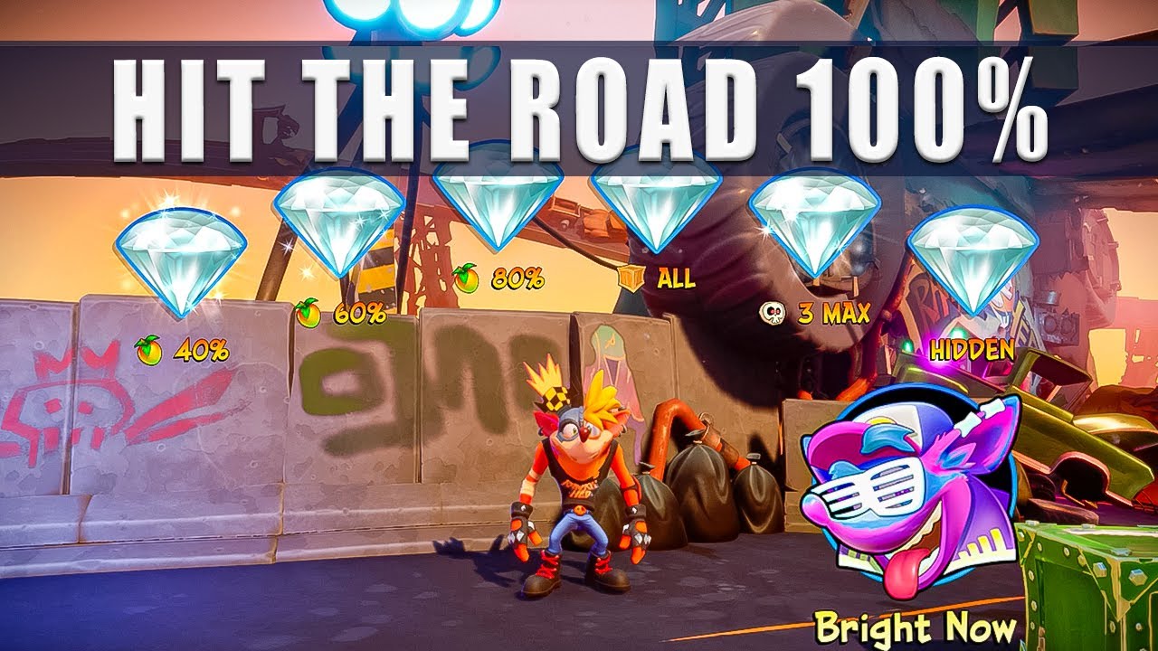 Crash Bandicoot 4 Hit The Road Hidden Gem, All Crates and All Gems