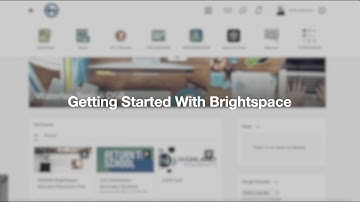 Brightspace - Getting Started