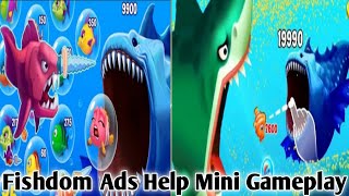 Fishdom Ads Mini Games 9.0 Hungry Fish | New update level Trailer video screenshot 5