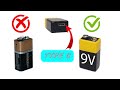 How To Make Rechargeable 9V Lithium Ion Battery