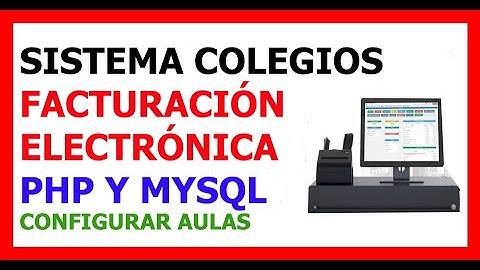 Sistema colegios online php con mysql configurar aulas