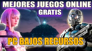 Top 7 MEJORES Juegos ONLINE GRATIS para PC de BAJOS RECURSOS Para jugar con amigos 2024