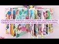 Tutorial: How To Make a Chipboard Paper Covered Mini Album with Hidden Accordion Paper Hinge Binding