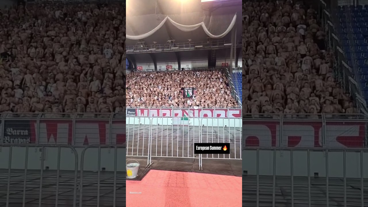 Legia Warszawa Fans in Ostrava