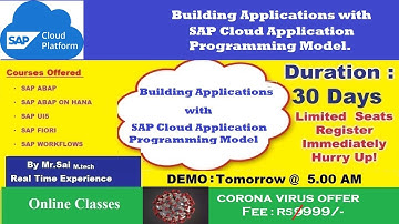 SAP Cloud Application Programming Model Content