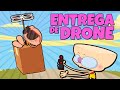 Mongo e Drongo fazem ENTREGA com um DRONE 🚁