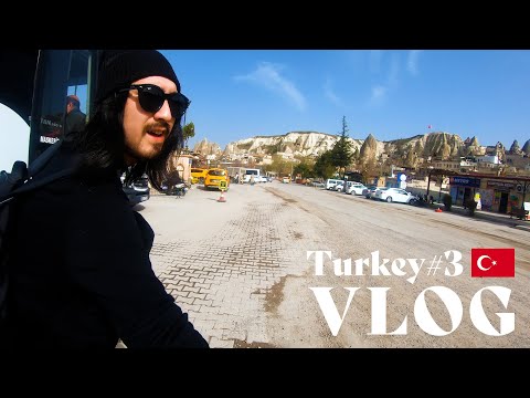 【海外VLOG トルコ#3】とうとうトルコの人気観光スポットに到着することが出来ました｜カッパドキア