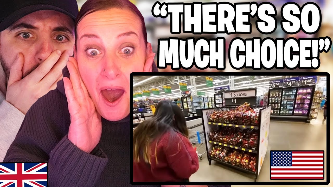 British Mum First Ever Reaction to Walmart in America!