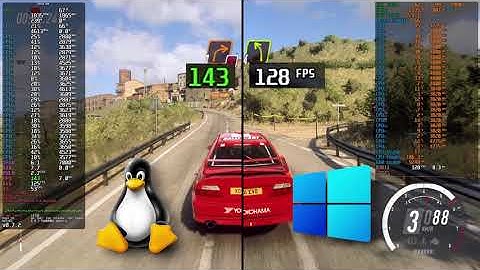 Linux vs Windows Benchmark Dirt Rally 2 0