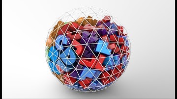 Fill Object with 3D Text using Dynamics in Cinema 4D Tutorial