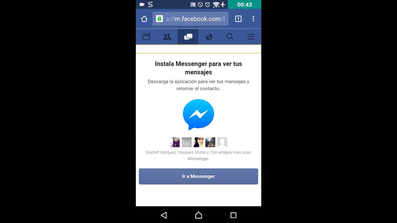 como ver los mensajes de facebook de mi novia