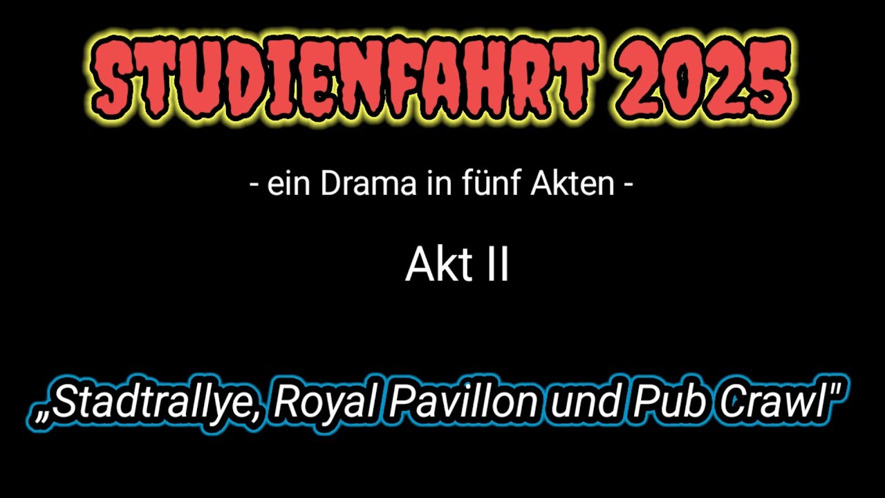 Kanal spezial # 2 - Studienfahrt Englisch Leistungskurs nach England