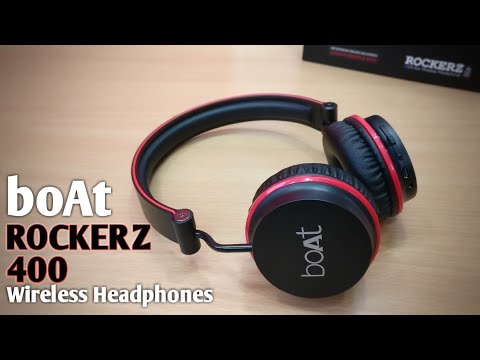 Boat Rockerz 400 On Ear Wireless Bluetooth Headphones Unboxing Review In Hindi Youtube