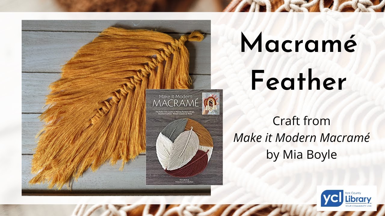 Make it Modern Macramé: The Boho-chic Guide to Making Rainbow Wraps, Knotted Feathers, Woven Coasters & More [Book]