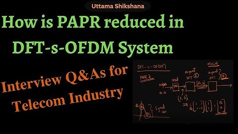 [Interview QnA#24] How is PAPR reduced in DFT-s-OFDM | Calculate the PAPR for DFT-s-OFDM case