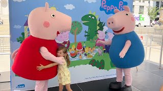 We Met Peppa Pig and George!