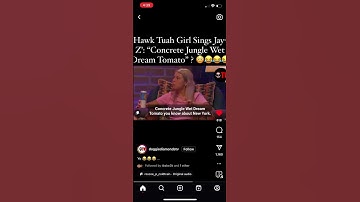 Thumbnail of Hawk Tuah girl sings Jay-Z #funny