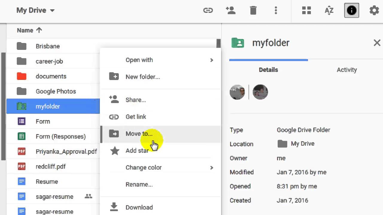 Новая папка Google Drive. Folder Size. Myfolder. Чек фолдер.