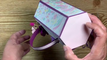 ASC dt tutorial small hexagon gift bag