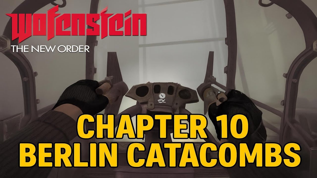 10-bob - Berlin Katakombalari | Wolfenstein: The New Order | Yoʻriqnoma, Izohsiz, 4K учун видео миниатюраси