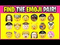FIND THE EMOJI PAIR! P15023 Find the Difference Spot the Difference Emoji Puzzles PLP