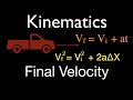 Kinematic Equations Quiz