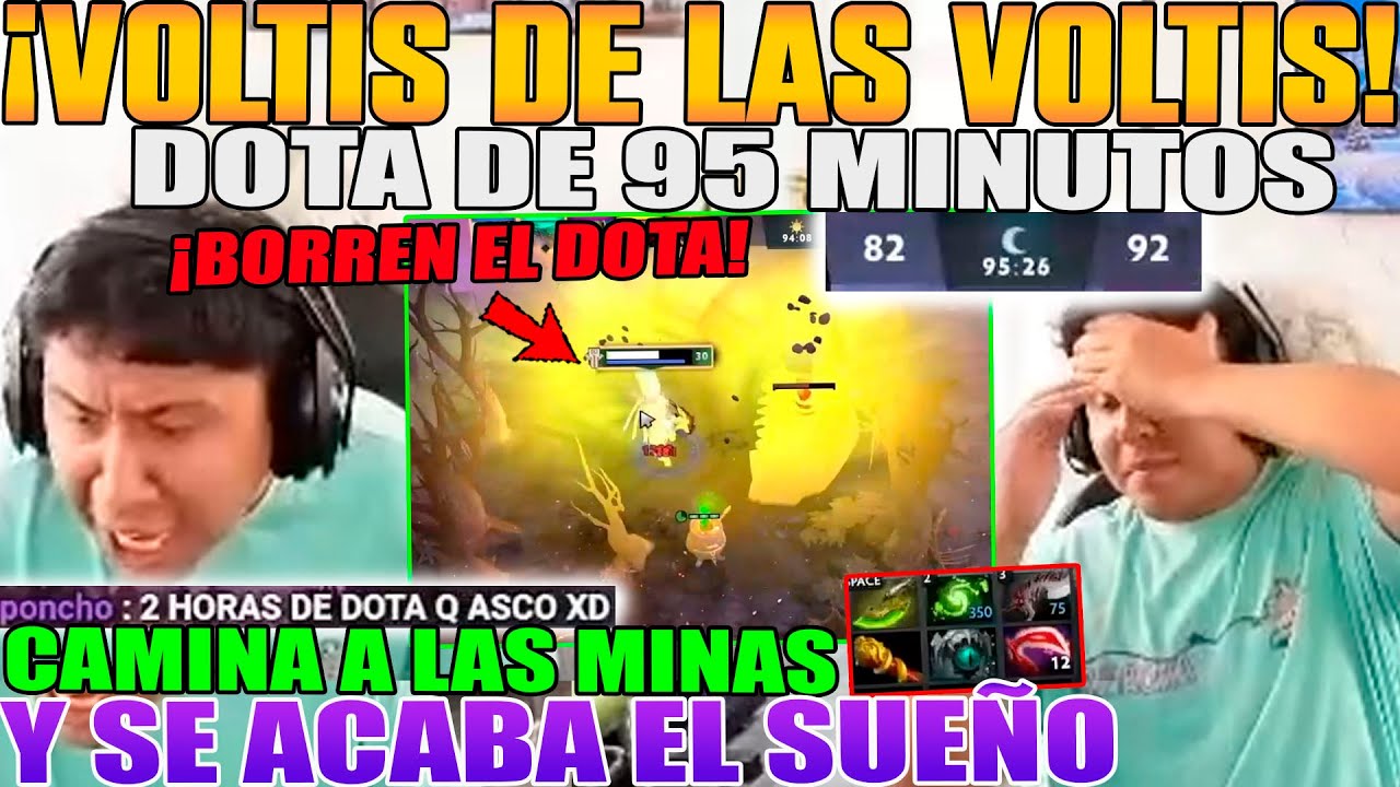 JUEGA EL DOTA MAS LARGO DE SU VIDA 95 MIN!! MACARIUS CAMINA A LAS MINAS Y GG. DESTRABA TEAM DE MULAS