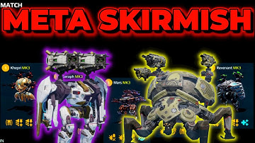 WR - Khepri Seraph Mars Skyros Revenant Meta Skirmish | War Robots