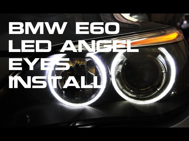BMW E39 E53 E60 E61 5 Series Angel Eye Install Overview - YouTube