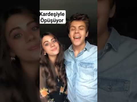 Siblings Lips Kiss❤️ Kardeşiyle Öpüşme Akımı TikTok