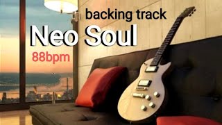 Video thumbnail of "Neo Soul Backing Track in C - 88bpm"