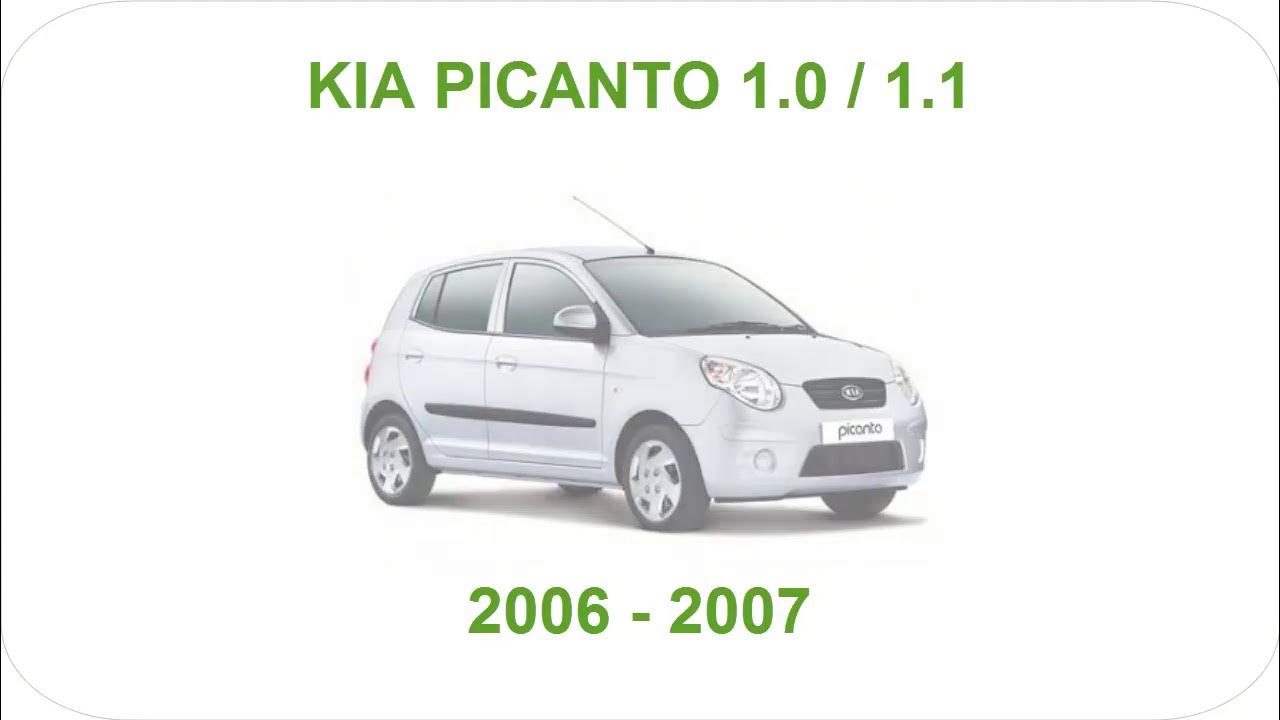 Diagrama Electrico pinout KIA Picanto 1.0 / 1.1 2006 - 2007 - YouTube