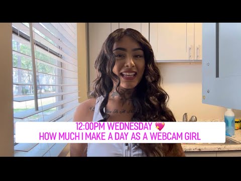 How much I make a day as a webcam model vlog number 2! #webcammodel #camgirl