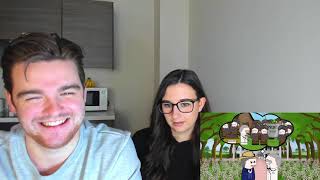 British Couple React To - The American Civil War - OverSimplified (Part 1)