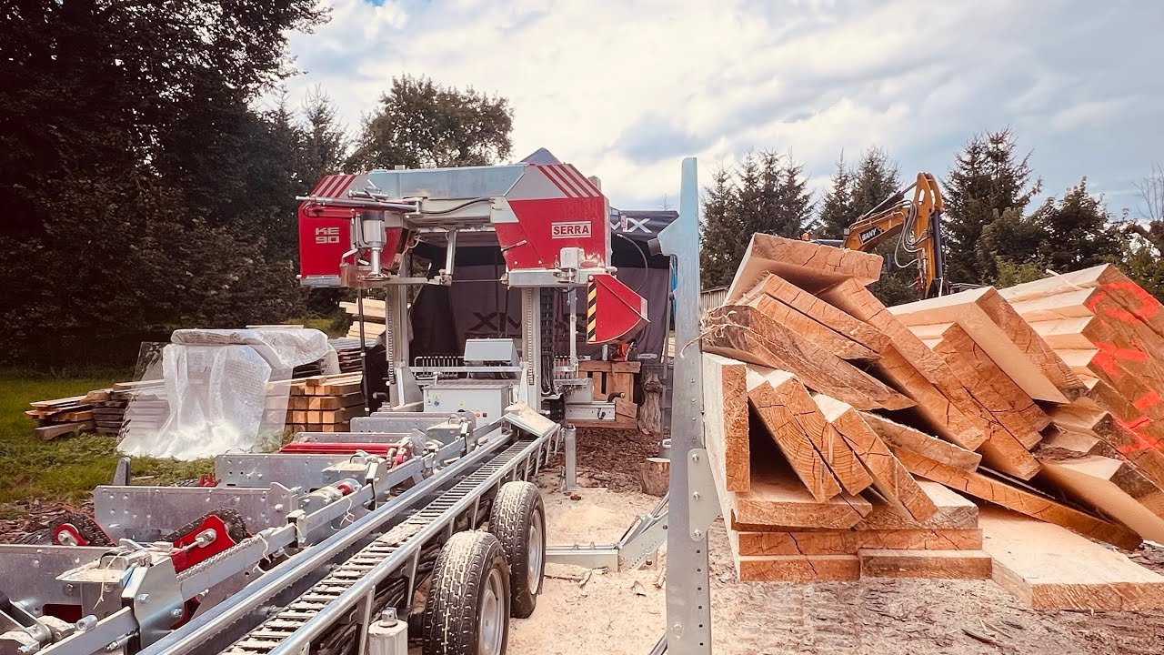 diesaegewerkerei sägt Schalung mit der KE90😎🪚