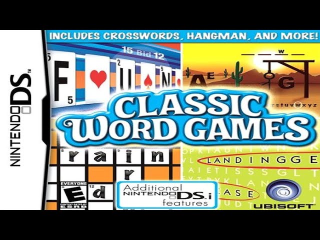 Nintendo ds sale word games